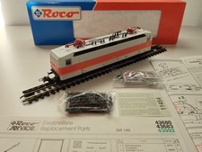 Trix Express Umbau: Roco 43992   E-Lok   BR  143  DR/DB nit DSS ,  Neu in OVP