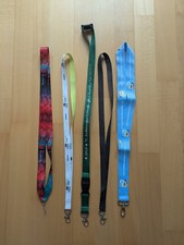 Schlüsselband lanyard Konvulut 5 Stück FIFA WM, Triathlon IWA, etc.