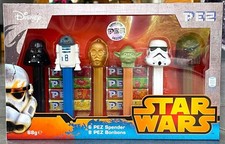 Star Wars 6 PEZ Spender mit 8