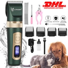 13stk Haustier Haarschneidemaschine Katzen Hunde Tierhaarschneider Schermaschine