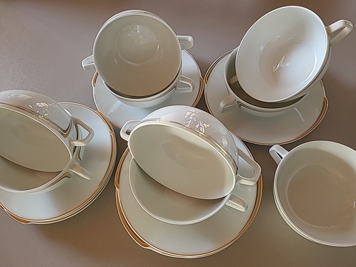 Suppentasse mit untertasse von - mit,