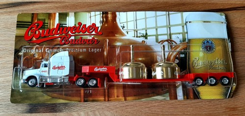 Budweiser budvar tieflader mit - budvar,