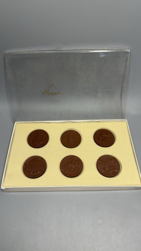 Meissen set mit 6 - mit, medaillen