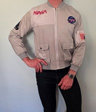 NASA Fliegerjacke Jacke Zipper Jacket Unisex Gr. M