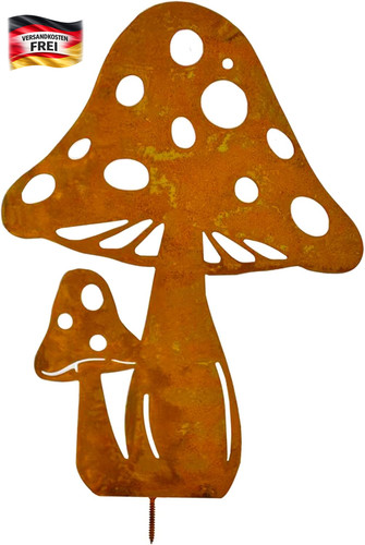 Gartendeko rostpilze metall - rostpilze,