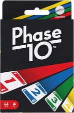 Mattel Games Phase 10 Card Game Board Game Family Game 2-6 Players