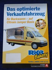 CITROEN Jumper Verkaufsfahrzeug RKB Bakery Professional Prospekt 