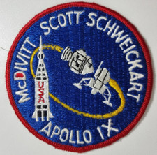 Original NASA Patch Aufnäher Space Shuttle Apollo IX McDivitt Scott Schweickart
