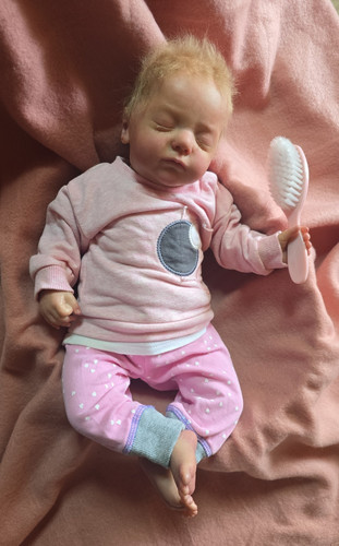 Gudrun legler rebornpuppe baby - gudrun,