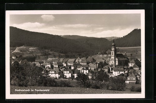 Ansichtskarte stadtsteinach - ansichtskarte,