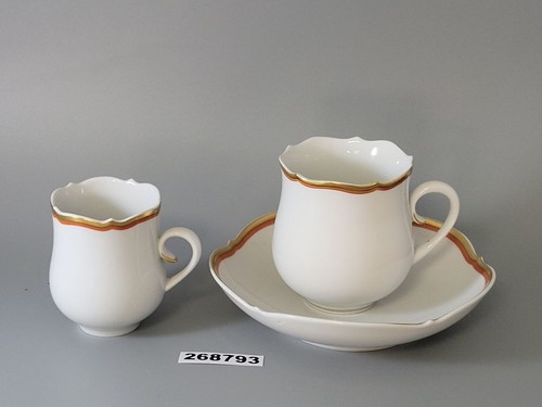 Tasse untertasse meissen - 2x,