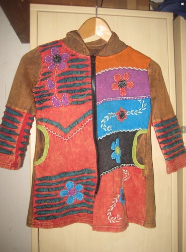 Elfen strickjacke bunt - elfen, strickjacke,