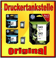 Doppelpack original HP 337 343