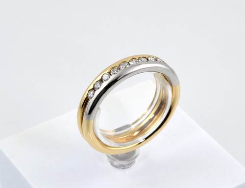 Diamant ring memory 750 000 - diamant, 18