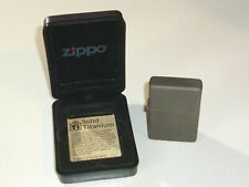 VINTAGE SOLID TITANIUM ZIPPO