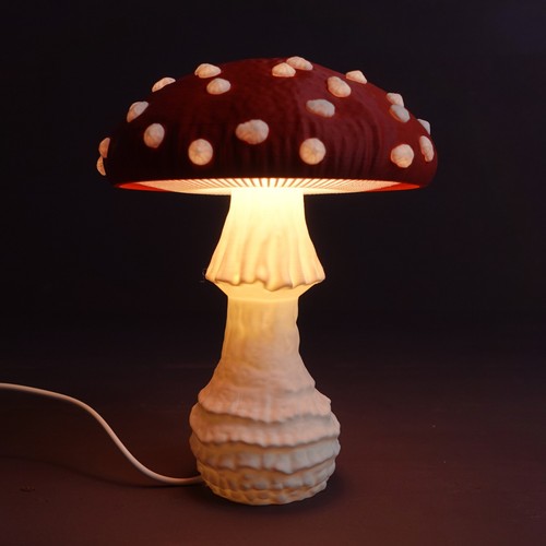 Fliegenpilz lampe tischlampe - fliegenpilz,