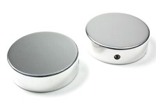 Abdeckung Gabelholm-Muttern - Flat poliert - Suzuki VS 1400 Intruder