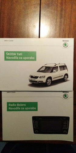 Skoda yeti navodila - skoda, uporabo
