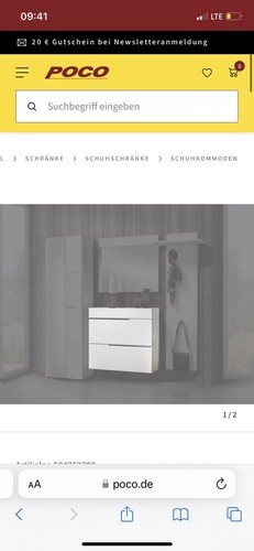 Schuhkommode original verpacht - schuhkommode,