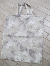 Stofftasche, NEU,  beige, mit Rosenmuster,