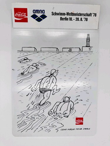 Coca cola werbeklemmbrett - cola,