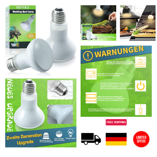 Reptilien wärmelampe 50w e27 - wärmelampe,