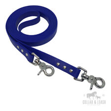 NEU! BIOTHANE Zügel REINS geschlossen - 16 mm - blau - COLLAR&LEASH