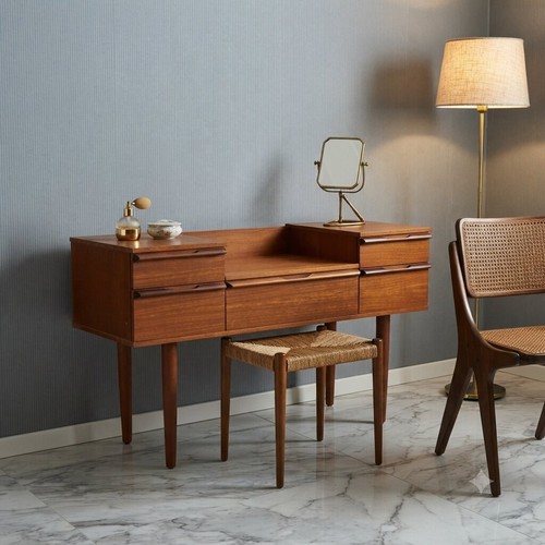 Vintage schminktisch teak mit - schminktisch,