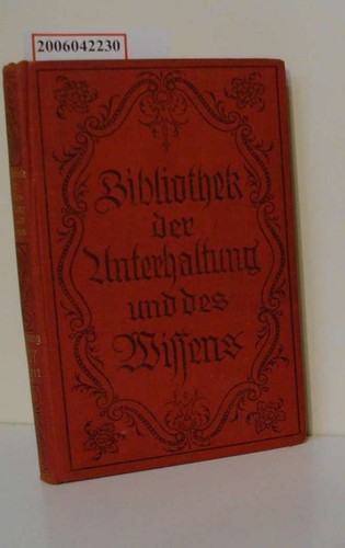 Bibliothek der unterhaltung - bibliothek,