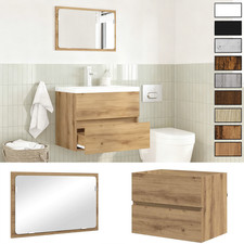 2-tlg. Badmöbel Set Schrank &