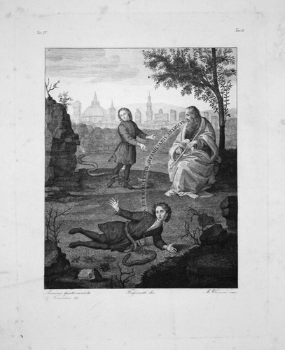 1840 allegorie radierung - allegorie,