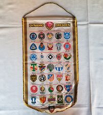 Wimpel SG Dynamo Dresden Fußball Meister Pokalsieger Cupspielgegner Oberliga DDR