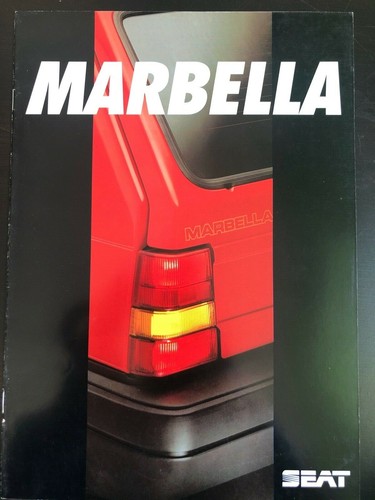 Seat marbella prospekt - seat, (6/92)