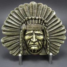 Buckle Indianer Häuptling