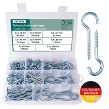 Schraubhaken Set Holzgewinde