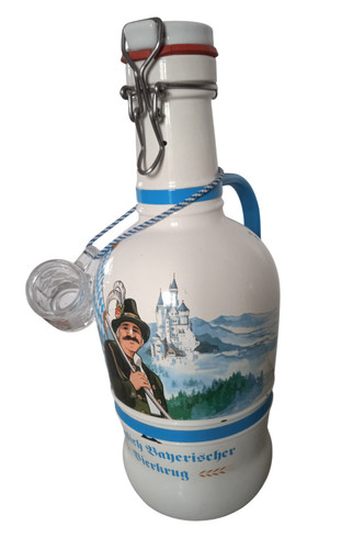 Bierkrug bierflasche porzellan - bierflasche,