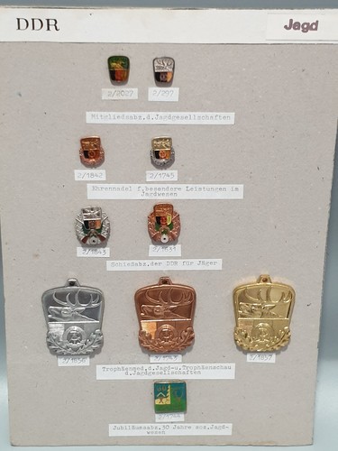 10x ddr orden abzeichen jäger - 10x,
