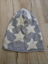 Zwillingsherz Mütze Grau Stern
