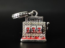 Charms Silber 925 kompatibel Schmuck Anhänger Spielmaschine Geld Lucky Gewinn 