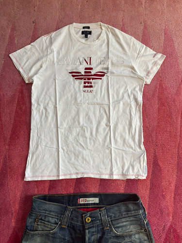 Armani jeans herren shirt - jeans, t-shirt