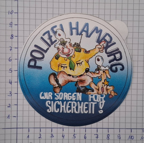 Aufkleber sticker polizei - sticker, "polizei
