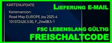 BMW Navi Update Road MAP Europe JOY MGU2 2025-4 / inkl FSC lebenslang onhe USB