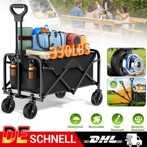 150kg bollerwagen faltbar - 150kg,