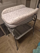 Babywanne und Wickeltisch Cuddle & Bubble, grau, Chicco