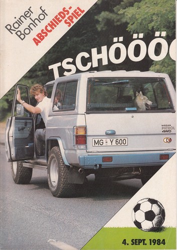 Programm abschiedsspiel - abschiedsspiel, r