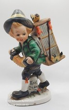 Friedel Figur 60er Jahre Vogelhändler mit Bandonium 17 cm