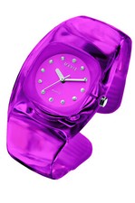 *** Angebot *** Modische Plastik-Spange-Uhr Pink von Mavis Cityline