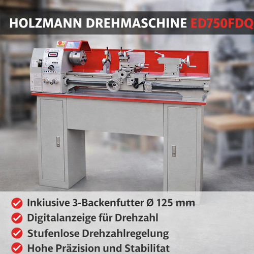 Holzmann ed750fdq drehmaschine - holzmann,