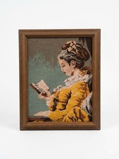 Vintage gobelin stickbild - vintage,