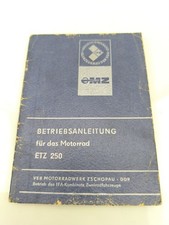 MZ Motorrad ETZ 250 Ausgabe 1982 original Betriebsanleitung DDR VEB Zschopau